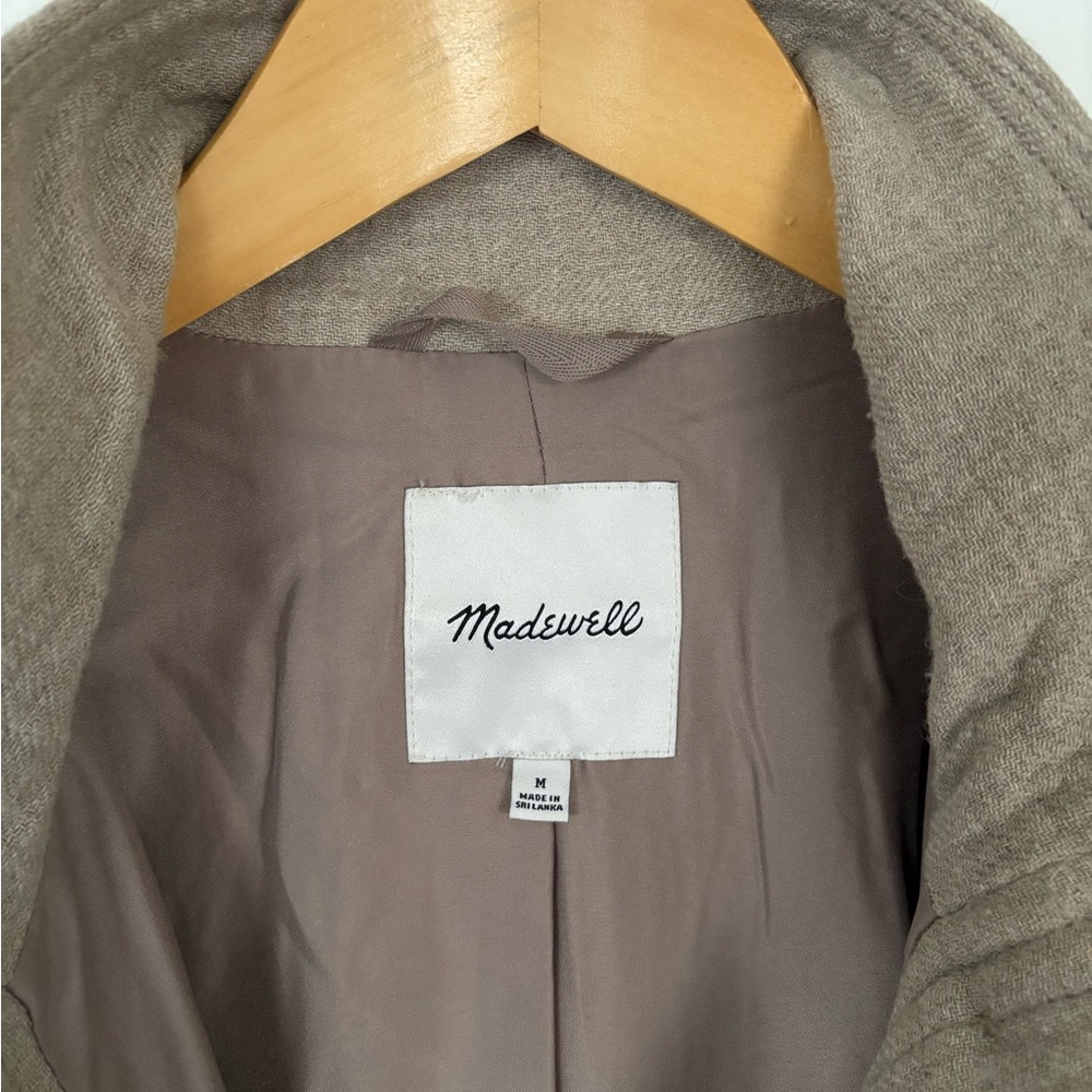 Women's Madewell Clairmont Crop Jacket - “oatmeal heather” - Picture 3 of 5